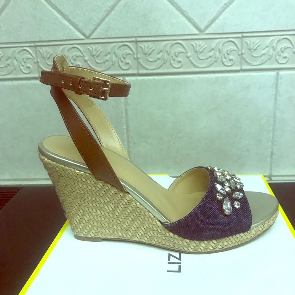 Brand New Liz Claiborne wedge heel sandals